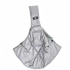 Gray crossbody bag
