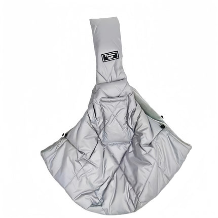 Dog Messenger Bag Cat Bag Outgoing Portable Small Dog Pet Bag Large Capacity Winter Warm Breathable Chest Backpack