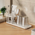 Curved toothbrush holder-white
