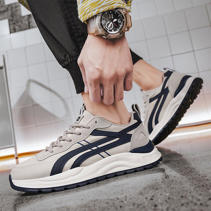 Forrest Gump Shoes Men's 2025 New Breathable Lightweight Trendy Casual Shoes Men's Thick Bottom Shock Absorbing Running Campus Style sneaker