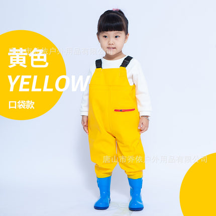 Gj Kidsren's Water Play Clothes, Sand Play, Water Artifact, Kidsren's Waders, Beach Toys, Kindergarten Toys, Waterproof and Anti-Dirty