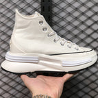 White high tops (size runs half a size larger) / 35