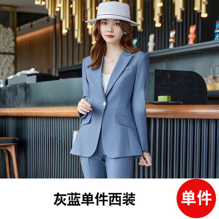 Suit suit women's fashion high sense spring and autumn business wear work clothes temperament goddess fan slimming small suit jacket