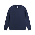 Round neck style-navy blue / S