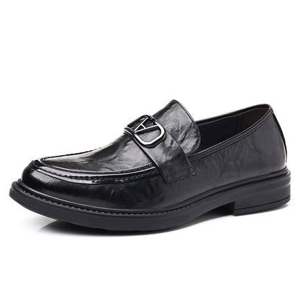 Men's Casual Leather Shoes 2026 New Versatile Trendy Fashion High-End Genuine Leather Business Work Shoes Loafers for Men