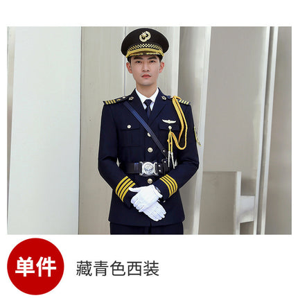 Image Post Soldiers Etiquette Clothing New Security Work Clothes Uniform suit Autumn and Winter Property Community Suit Men