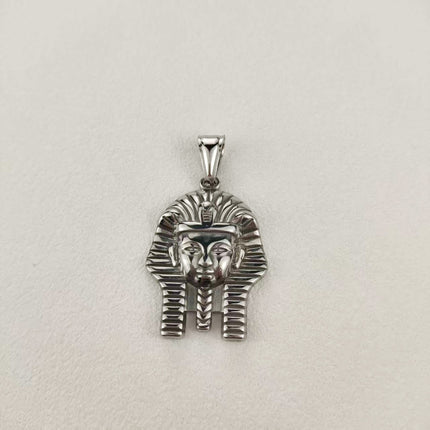 European and American Fashion Retro Stainless Steel Necklace Men's Egyptian Pharaoh Sphinx Pendant with Domineering Personality