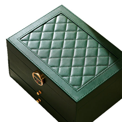 Jewelry Box with Password Lock, Multi-Layer Jewelry Storage Box, Gold Jewelry, Wedding Gift, Large Capacity, Dust-Proof Storage Function