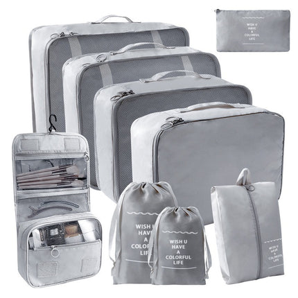 Travel Storage suit Seven-Piece Set of Partition Storage and Arrangement for Home Travel Portable Expansion and Decreposition Travel