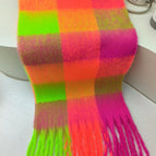 Rainbow seahorse hair-green red purple / 200