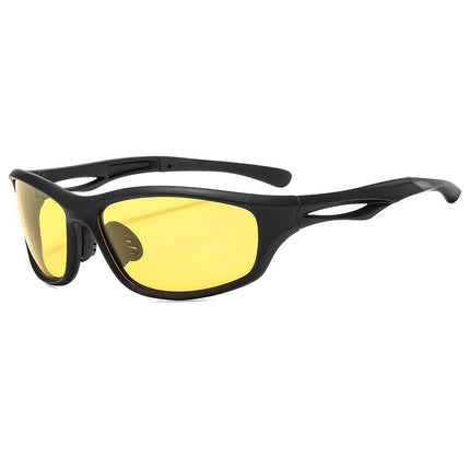 Cross-border European and American Outdoor Sports Polarized Sunglasses Women's Windproof Riding Glasses Ins Style Sunglasses Men's Advanced Sense