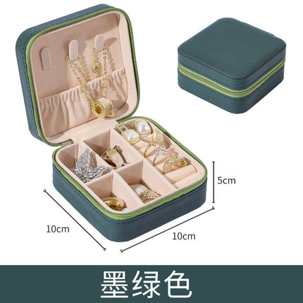Jewelry Box earrings necklace ring packing box portable beauty storage box jewelry box factory wholesale