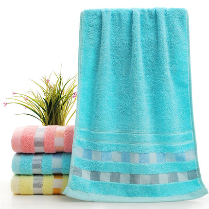 Wholesale cotton plain gold towel daily necessities face towel wedding gift Net red belt soft absorbent towel
