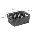 small size gray [25.6*19.5*10.4cm]]