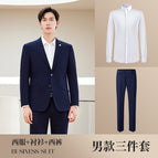 Navy men's trousers + men's suit + shirt / S