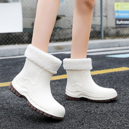 Wholesale Special Supply of New Rain Boots for Women, Korean Version, Cute Short-Tube Student Waterproof Rain Boots, Casual, Non-Slip and Wear-Resistant