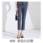 Single gray nine-point pants / S