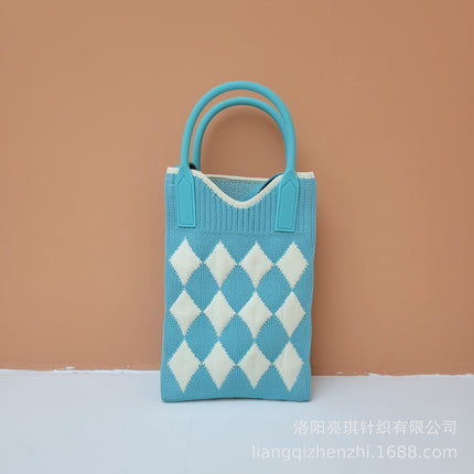2025 New Mobile Phone Bag, Fashionable Handbag, Large Capacity Woven Portable Casual Work Clothing High-End Bag, Small Bag
