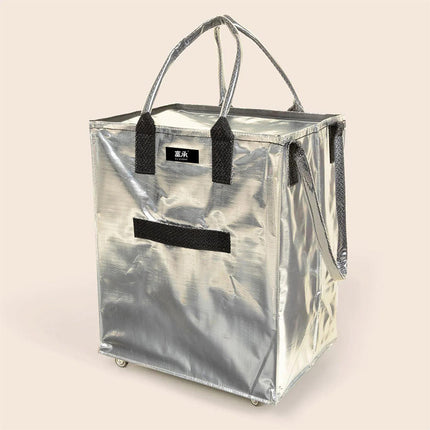 Grocery Shopping Cart Bag Supermarket Shopping Cart Camping Foldable Handcart Haiken Bag Multifunctional Wheeled Luggage Bag