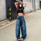 Vintage blue trousers / XS