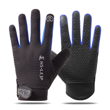 Cross-border Thin Half-finger Gloves Men's and Women's Riding Non-slip Quick-drying Sports Fitness Breathable Bicycle Gloves A01W