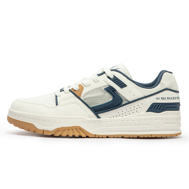 361 Men's Sneakers 2025 Autumn and Winter Breathable Shoes New White Casual Shoes Non-Slip Versatile Skate Shoes for Men