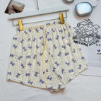 Purple butterfly shorts / free size (45.00 kg-60.00 kg