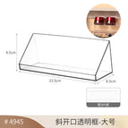 Oblique opening transparent frame-large size 1 piece [item number: 4945]