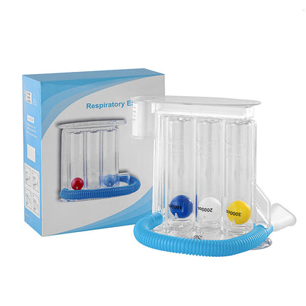 Breathing trainer three ball instrument student lung capacity trainer lung function exercise rehabilitation equipment physical measuring instrument