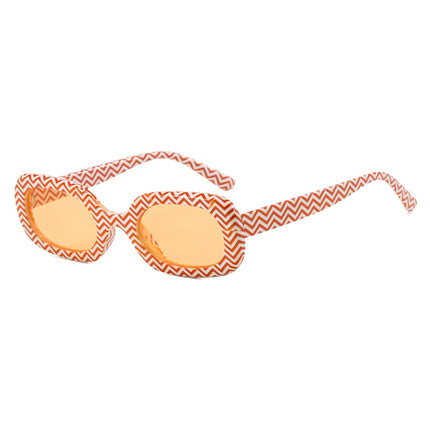 Oval Plaid Sunglasses, Fashionable and Simple Retro Sunglasses, European and American Ins Sunglasses, Versatile Trendy Sunglasses
