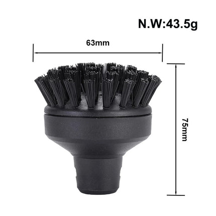 Adapt to Karche Karcher Kach Steam Cleaner SC1/2/3/4/7 Small Round Brush Mirror Brush Nozzle Accessories