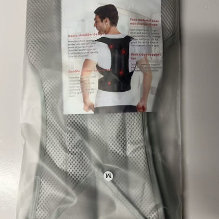 Cross-Border Adult Back Correction Belt Anti-Hunchback Artifact Men's and Women's Posture Breathable Fixed Belt with Adjustable Support Plate