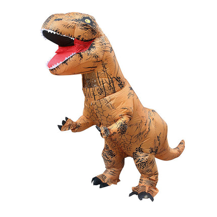 Halloween Muscular Tyrannosaurus Rex Dinosaur Inflatable Suit Holiday Party Funny Doll Inflatable Costume Cosplay Costume