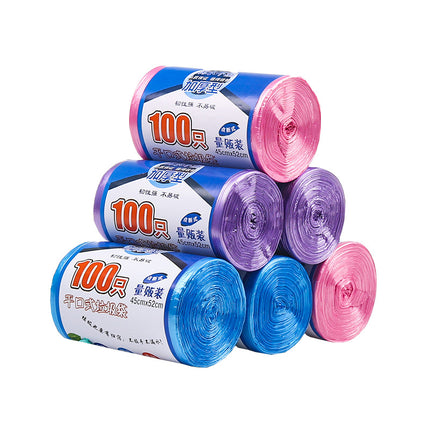 Garbage Bag Large Roll Household Disposable Black Plastic Bag Kitchen Dormitory Colorful Thickeneded Cleaning Bag