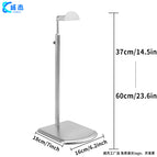 Curved brushed d-head base thickened