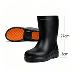 Black eva mid-tube (27cm) oil-proof and slippery 2503 / 38