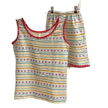 100% Category a Summer Camisole Baby Cotton Gauze Women's Pajamas Home Clothes