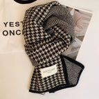 Houndstooth black