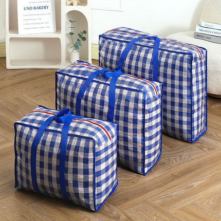 Moving Bag, Tote Bag, Moving Packing Bag, Woven Bag, Luggage Bag, Quilt Large Bag, Student Dormitory Storage Organizer