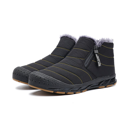 Autumn and Winter Snow Boots Cross-Border Warm Hiking Cotton Shoes Non-Slip Wear-Resistant Waterproof Plus Velvet Outdoor Couple Cotton Shoes Casual