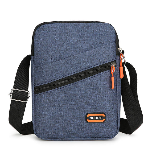 2024 New Men's Bag Fashion Casual Men's Chest Bag Multifunctional Outdoor Portable USB Charging Shoulder Messenger Bag