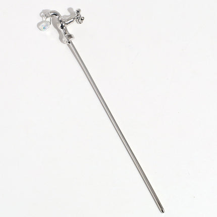 New Chinese Style Elegant Crystal Magic Wand Star Moon Hairpin Creative Faucet Auspicious Cloud Lotus Hairpin Hair Accessories