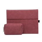 Surface Pro 8(TPU Soft Case) / Frosted wine red + power pack