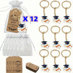 Keychain+cardboard+gauze bag / Doctoral hat type b 12set