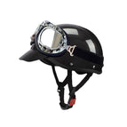 free size 55-62 head circumference / 3C black brim transparent goggles