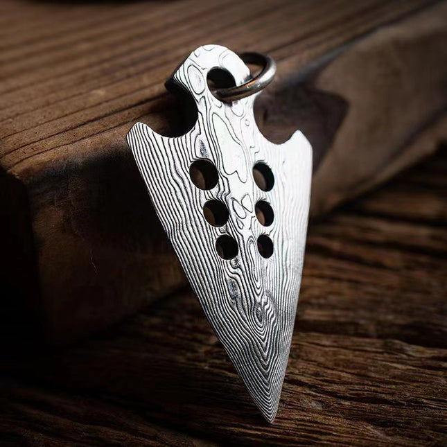 Leather Vikings arrow multi-function tool pry piece Vikings arrow cluster fashion personality temperament pendant neutral fashion jewelry