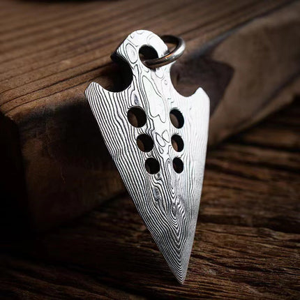Leather Vikings arrow multi-function tool pry piece Vikings arrow cluster fashion personality temperament pendant neutral fashion jewelry