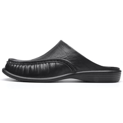 Cross-Border New Large Size Sandals for Summer Indoor and Outdoor Wear Home Men's Fashion Soft-Soled Half-Slippers Factory Direct Sales