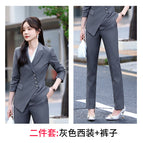Gray suit + pants / S