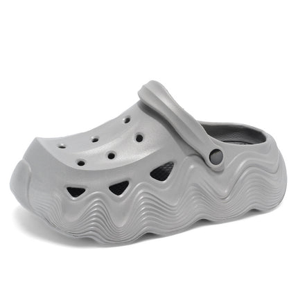 Men's Outdoor Clogs Summer Thick-Soled Men's Beach Two-Wear Sandals Casual Non-Slip Garden Sandals Trendy Style